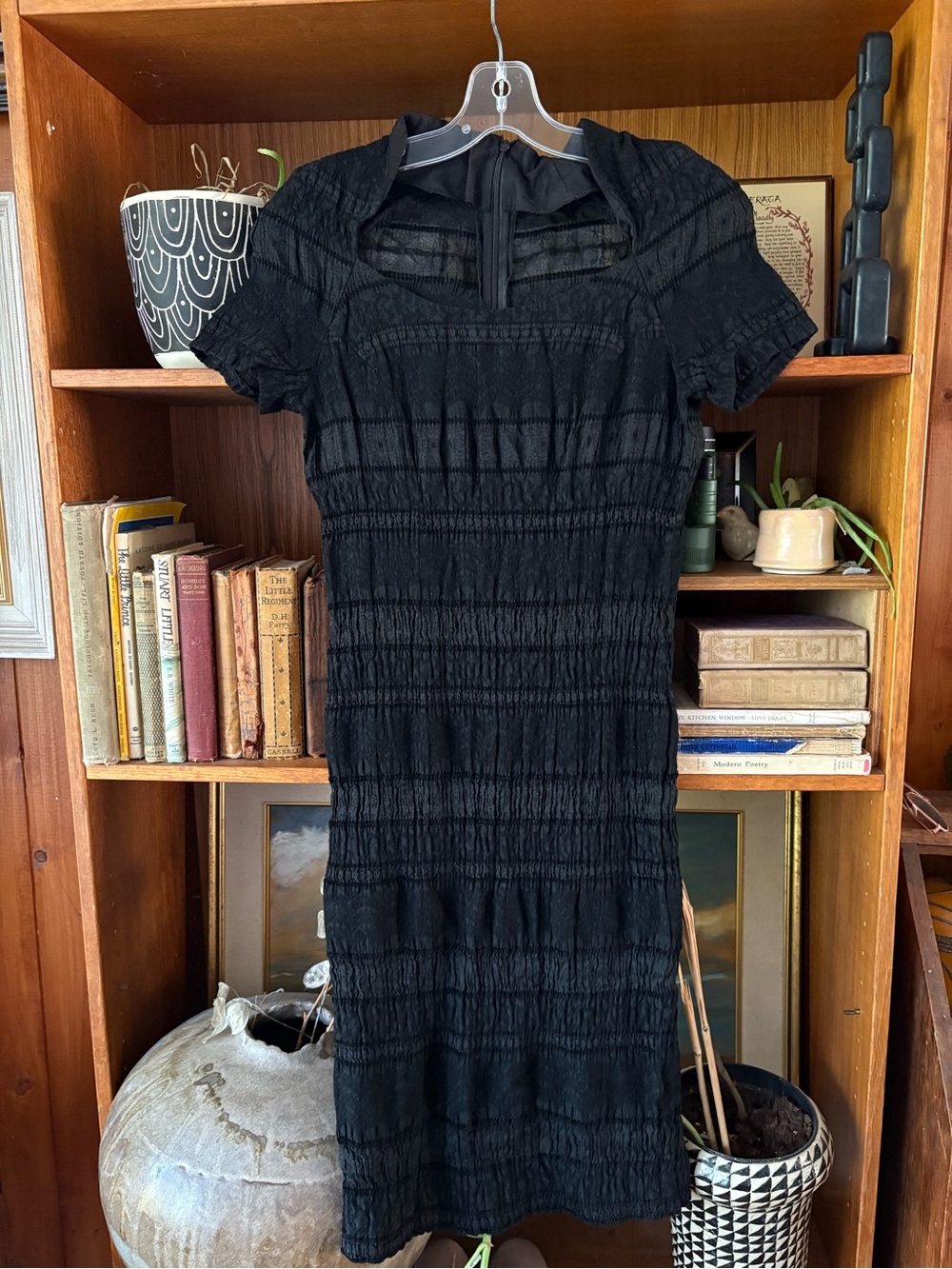 Whimsigoth 90s Grunge Revival Knit Mix Dress S